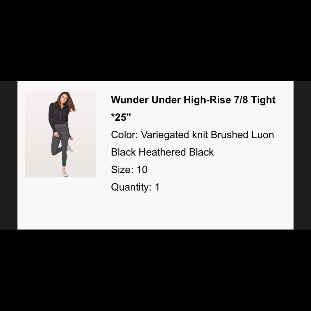 Lululemon Wunder Under Legging